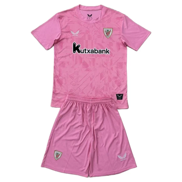 Koszulka Bramkarska Athletic Bilbao 25/26 Różowy Dziecięca