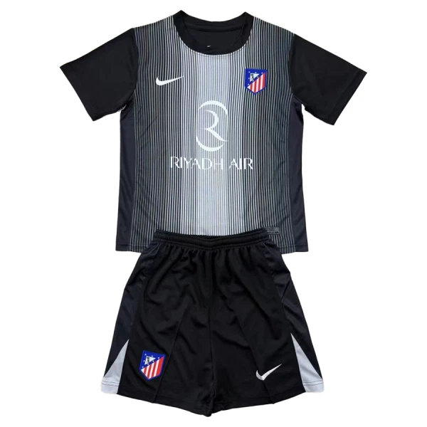 Koszulka Bramkarska Atlético Madryt 25/26 Czarny Dziecięca Koszulka Bramkarska Atlético Madryt 25/26 Czarny Dziecięca