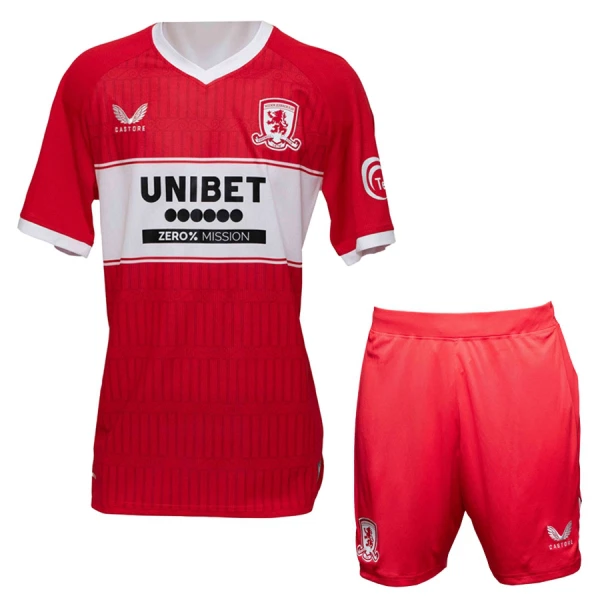 Koszulka Middlesbrough 25/26 Domowa Dziecięca Koszulka Middlesbrough 25/26 Domowa Dziecięca
