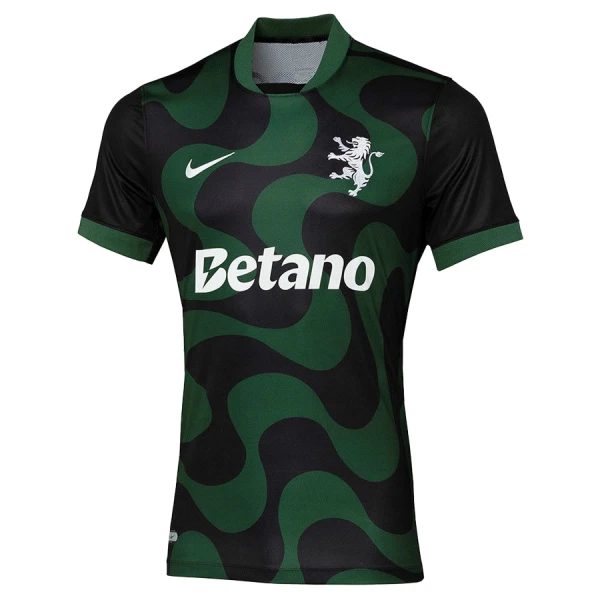 Koszulka Sporting CP 25/26 Czwarta Czarny Koszulka Sporting CP 25/26 Czwarta Czarny