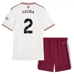 Koszulka Arsenal Saliba 2 25/26 Trzecia Dziecięca Koszulka Arsenal Saliba 2 25/26 Trzecia Dziecięca
