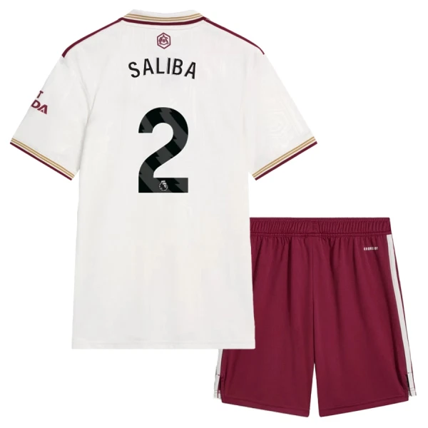 Koszulka Arsenal Saliba 2 25/26 Trzecia Dziecięca Koszulka Arsenal Saliba 2 25/26 Trzecia Dziecięca