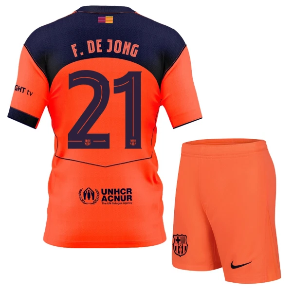 Koszulka FC Barcelona Frenkie de Jong 21 25/26 Trzecia Dziecięca Koszulka FC Barcelona Frenkie de Jong 21 25/26 Trzecia Dziecięca