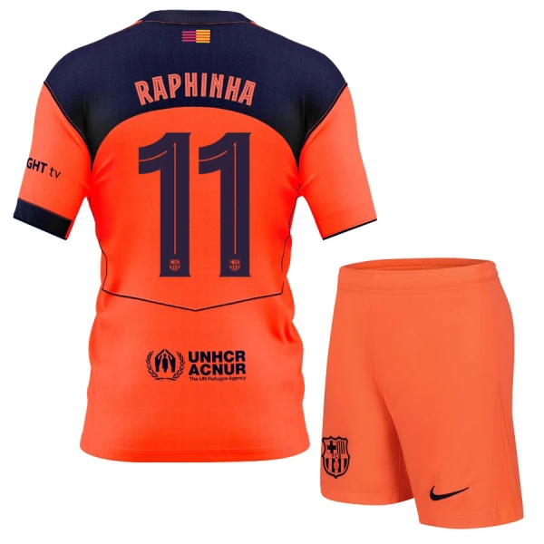 Koszulka FC Barcelona Raphinha 11 25/26 Trzecia Dziecięca Koszulka FC Barcelona Raphinha 11 25/26 Trzecia Dziecięca