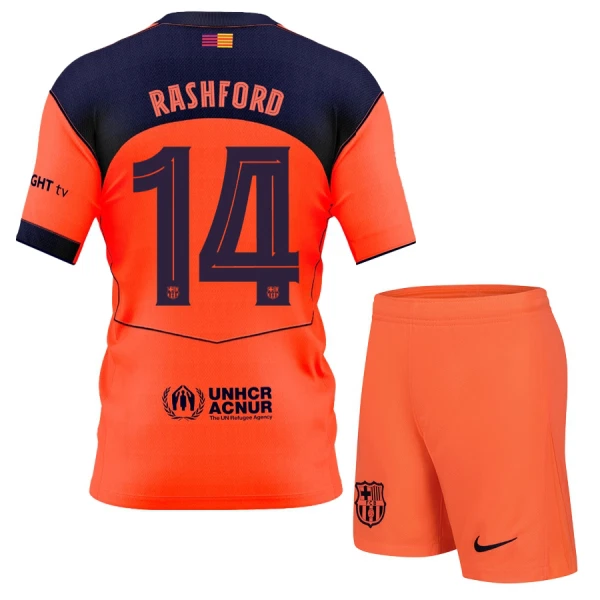 Koszulka FC Barcelona Rashford 14 25/26 Trzecia Dziecięca Koszulka FC Barcelona Rashford 14 25/26 Trzecia Dziecięca