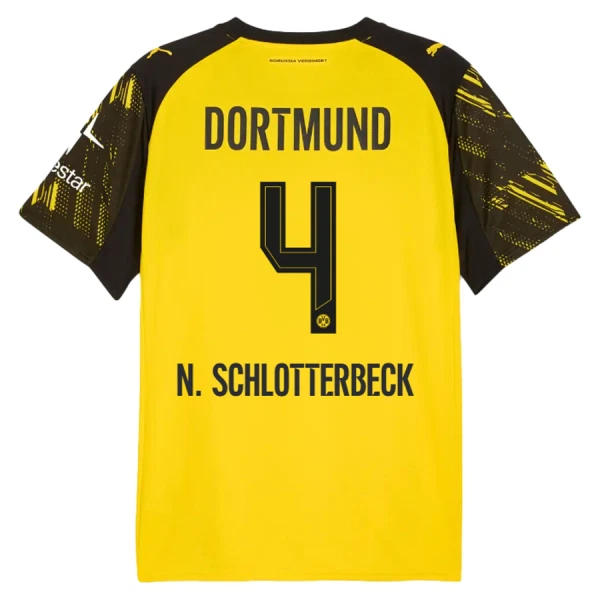 Koszulka Borussia Dortmund N. Schlotterbeck 4 25/26 Domowa Koszulka Borussia Dortmund N. Schlotterbeck 4 25/26 Domowa