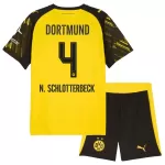 Koszulka Borussia Dortmund N. Schlotterbeck 4 25/26 Domowa Dziecięca