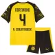 Koszulka Borussia Dortmund N. Schlotterbeck 4 25/26 Domowa Dziecięca Koszulka Borussia Dortmund N. Schlotterbeck 4 25/26 Domowa Dziecięca