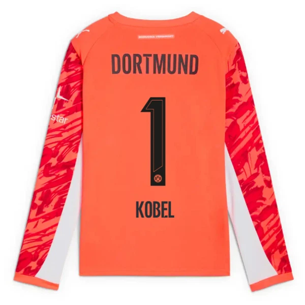 Koszulka Bramkarska Borussia Dortmund Kobel 1 25/26 Czerwony Długi Rękaw Koszulka Bramkarska Borussia Dortmund Kobel 1 25/26 Czerwony Długi Rękaw