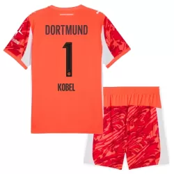 Koszulka Bramkarska Borussia Dortmund Kobel 1 25/26 Czerwony Dziecięca Koszulka Bramkarska Borussia Dortmund Kobel 1 25/26 Czerwony Dziecięca