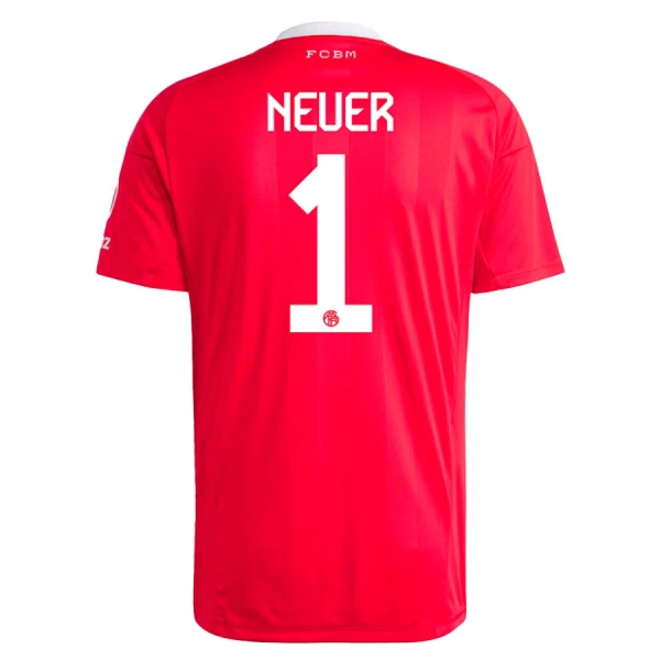Koszulka Bramkarska FC Bayern Monachium Neuer 1 25/26 Czerwony Koszulka Bramkarska FC Bayern Monachium Neuer 1 25/26 Czerwony