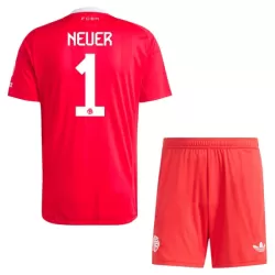 Koszulka Bramkarska FC Bayern Monachium Neuer 1 25/26 Czerwony Dziecięca Koszulka Bramkarska FC Bayern Monachium Neuer 1 25/26 Czerwony Dziecięca