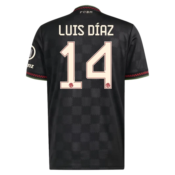 Koszulka FC Bayern Monachium Luis Díaz 14 25/26 Trzecia Koszulka FC Bayern Monachium Luis Díaz 14 25/26 Trzecia