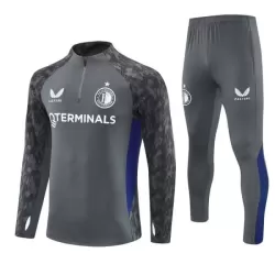 Feyenoord Rotterdam Zestaw Bluzy Treningowej 25/26 Szary Feyenoord Rotterdam Zestaw Bluzy Treningowej 25/26 Szary