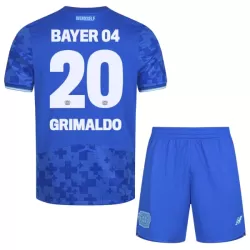 Koszulka Bayer Leverkusen Alejandro Grimaldo 20 25/26 Trzecia Dziecięca Koszulka Bayer Leverkusen Alejandro Grimaldo 20 25/26 Trzecia Dziecięca