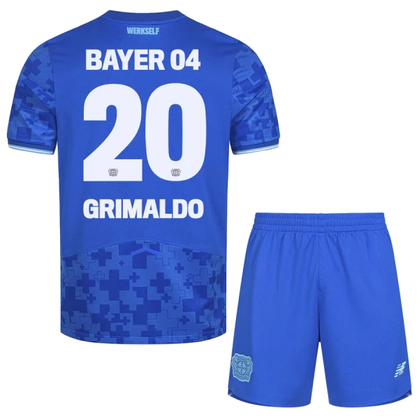 Koszulka Bayer Leverkusen Alejandro Grimaldo 20 25/26 Trzecia Dziecięca Koszulka Bayer Leverkusen Alejandro Grimaldo 20 25/26 Trzecia Dziecięca