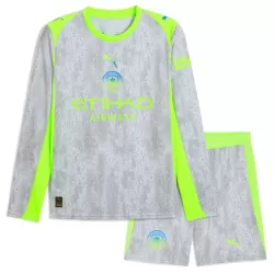 Koszulka Manchester City 25/26 Trzecia Długi Rękaw Dziecięca Koszulka Manchester City 25/26 Trzecia Długi Rękaw Dziecięca
