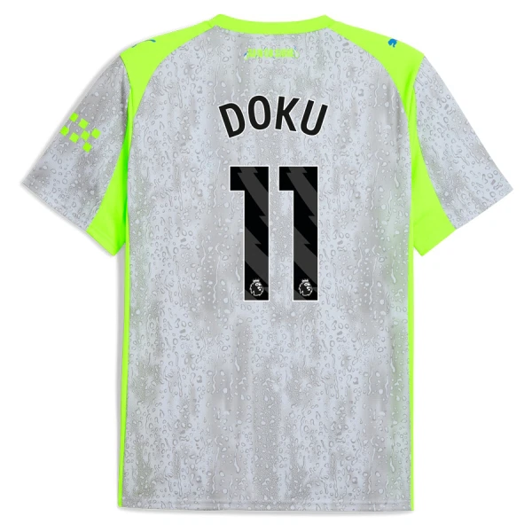 Koszulka Manchester City Doku 11 25/26 Trzecia Koszulka Manchester City Doku 11 25/26 Trzecia