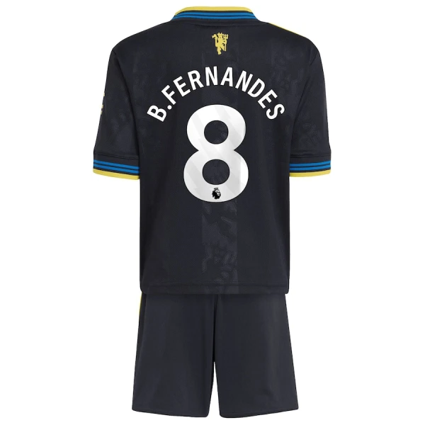 Koszulka Manchester United Bruno Fernandes 8 25/26 Trzecia Dziecięca Koszulka Manchester United Bruno Fernandes 8 25/26 Trzecia Dziecięca