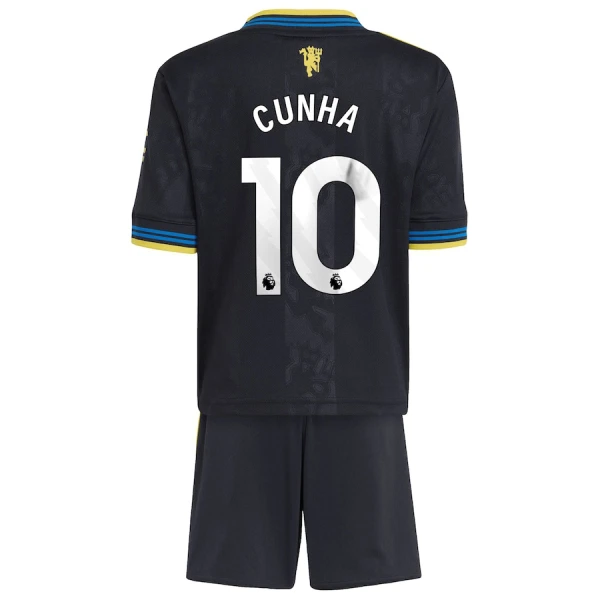 Koszulka Manchester United Cunha 10 25/26 Trzecia Dziecięca Koszulka Manchester United Cunha 10 25/26 Trzecia Dziecięca