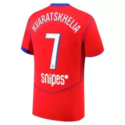 Koszulka Paris Saint-Germain Kvaratskhelia 7 25/26 Trzecia Koszulka Paris Saint-Germain Kvaratskhelia 7 25/26 Trzecia