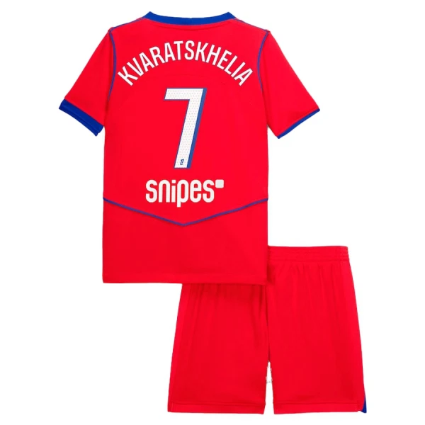 Koszulka Paris Saint-Germain Kvaratskhelia 7 25/26 Trzecia Dziecięca Koszulka Paris Saint-Germain Kvaratskhelia 7 25/26 Trzecia Dziecięca