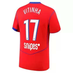 Koszulka Paris Saint-Germain Vitinha 17 25/26 Trzecia Koszulka Paris Saint-Germain Vitinha 17 25/26 Trzecia