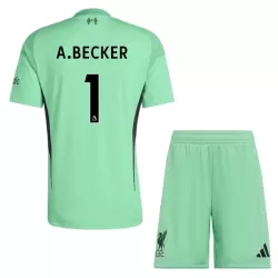 Koszulka Bramkarska Liverpool A. Becker 1 25/26 Zielony Dziecięca Koszulka Bramkarska Liverpool A. Becker 1 25/26 Zielony Dziecięca