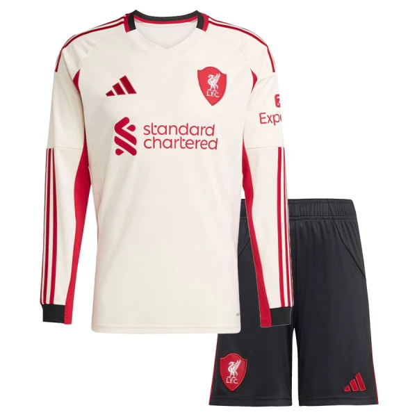 Koszulka Liverpool 25/26 Wyjazdowa Długi Rękaw Dziecięca Koszulka Liverpool 25/26 Wyjazdowa Długi Rękaw Dziecięca