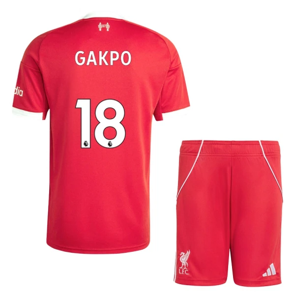 Koszulka Liverpool Gakpo 18 25/26 Domowa Dziecięca Koszulka Liverpool Gakpo 18 25/26 Domowa Dziecięca