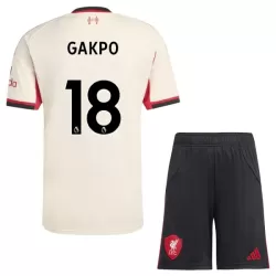Koszulka Liverpool Gakpo 18 25/26 Wyjazdowa Dziecięca Koszulka Liverpool Gakpo 18 25/26 Wyjazdowa Dziecięca
