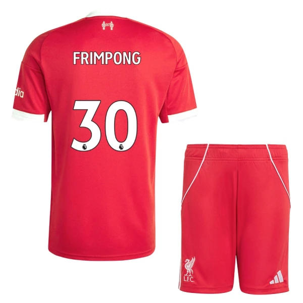 Koszulka Liverpool Jeremie Frimpong 30 25/26 Domowa Dziecięca Koszulka Liverpool Jeremie Frimpong 30 25/26 Domowa Dziecięca