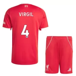 Koszulka Liverpool Virgil 4 25/26 Domowa Dziecięca Koszulka Liverpool Virgil 4 25/26 Domowa Dziecięca