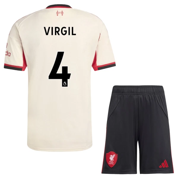 Koszulka Liverpool Virgil 4 25/26 Wyjazdowa Dziecięca Koszulka Liverpool Virgil 4 25/26 Wyjazdowa Dziecięca