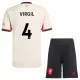 Koszulka Liverpool Virgil 4 25/26 Wyjazdowa Dziecięca Koszulka Liverpool Virgil 4 25/26 Wyjazdowa Dziecięca