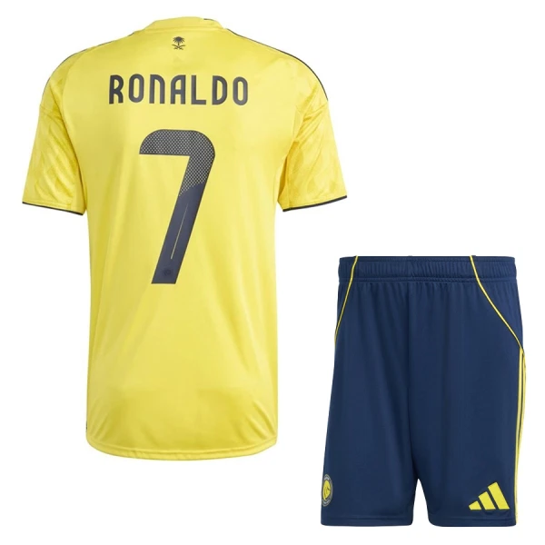 Koszulka Al-Nassr FC Ronaldo 7 25/26 Domowa Dziecięca Koszulka Al-Nassr FC Ronaldo 7 25/26 Domowa Dziecięca