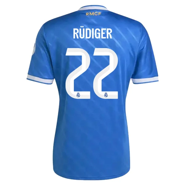 Koszulka Real Madryt Rudiger 22 25/26 Trzecia Koszulka Real Madryt Rudiger 22 25/26 Trzecia
