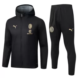 AC Milan Kurtka Treningowa z Kapturem 25/26 Czarny AC Milan Kurtka Treningowa z Kapturem 25/26 Czarny