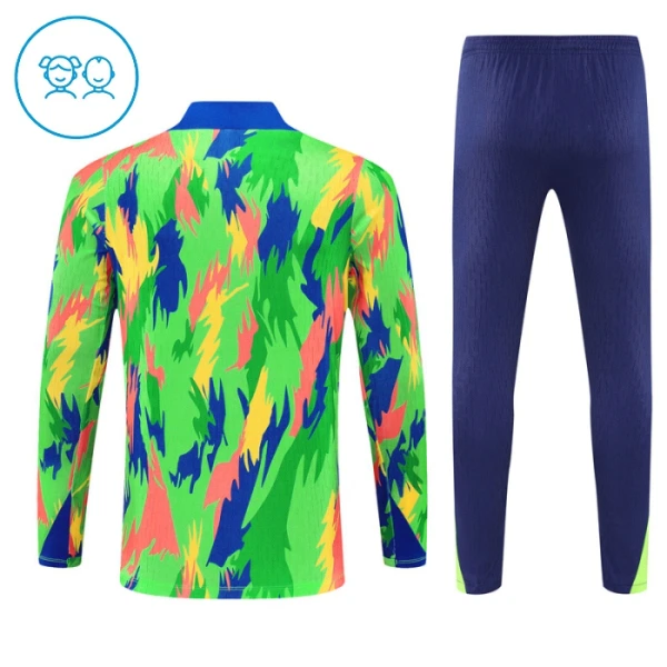 Brazylia Zestaw Bluzy Treningowej 25/26 Zielony Dziecięca
