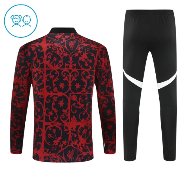 Liverpool Zestaw Bluzy Treningowej 25/26 Czarny Dziecięca