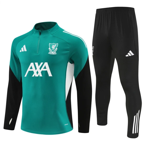 Liverpool Zestaw Bluzy Treningowej 25/26 Zielony