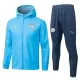 Manchester City Kurtka Treningowa z Kapturem 25/26 Niebieski