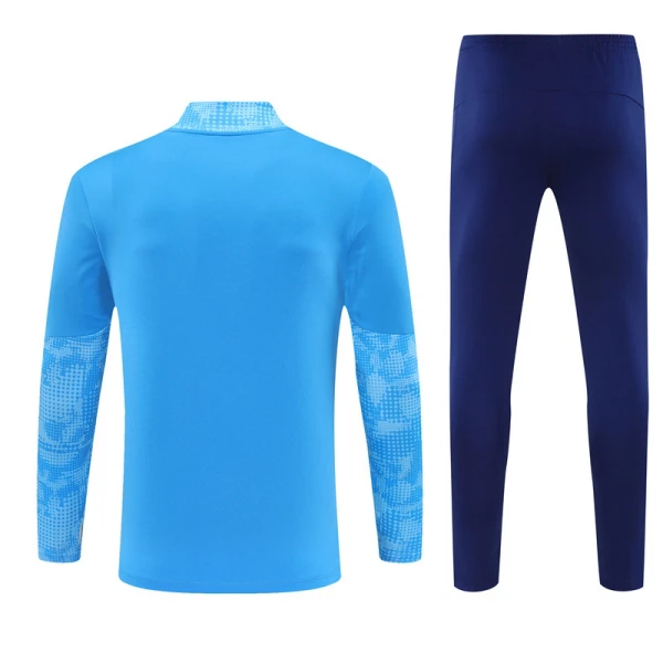 Manchester City Zestaw Bluzy Treningowej 25/26 Niebieski