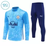 Manchester City Zestaw Bluzy Treningowej 25/26 Niebieski Dziecięca