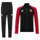 Manchester United Komplet Kurtki Treningowej 25/26 Czarny