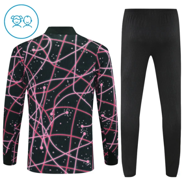 Paris Saint-Germain Zestaw Bluzy Treningowej 25/26 Czarny Dziecięca
