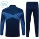 Paris Saint-Germain Zestaw Bluzy Treningowej 25/26 Niebieski Dziecięca