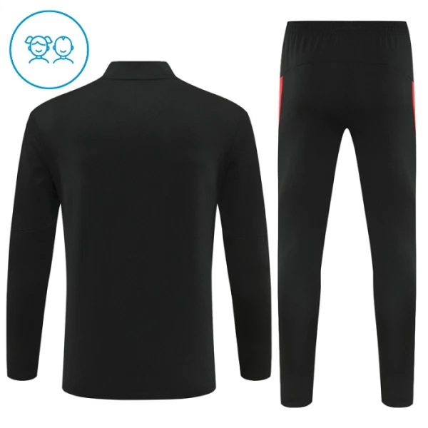 Portugalia Zestaw Bluzy Treningowej 25/26 Czarny Dziecięca