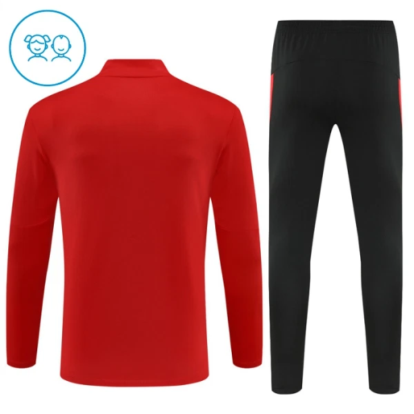 Portugalia Zestaw Bluzy Treningowej 25/26 Czerwony Dziecięca
