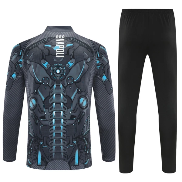 SSC Napoli Zestaw Bluzy Treningowej 25/26 Czarny
